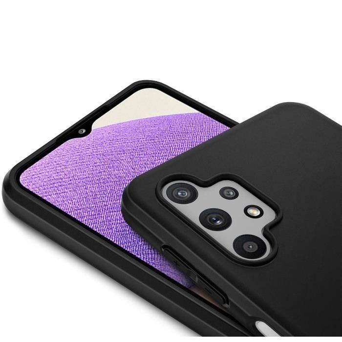 Coque souple - Toproduits® - Samsung Galaxy A32 5G - Silicone Noir - Protection optimale - Installation rapide