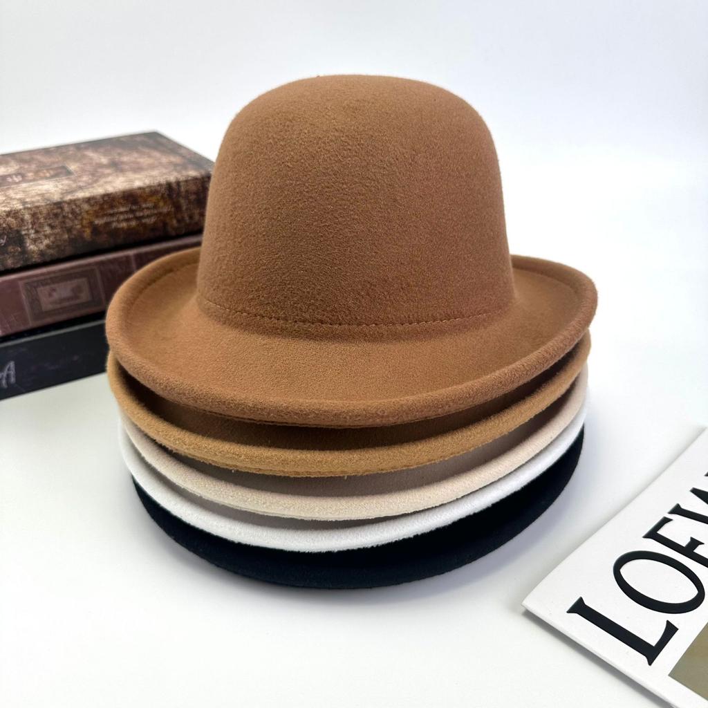 Nouveau Haut-de-forme Quatre Saisons Chapeau Léger Dôme Plissé Mode Polyvalent Protection Solaire Chapeaux Homme et Femme