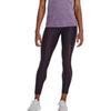 Under Armour Leggings de course couleur unie Pantalon de sport neuf points vintage Bas pour femmes Noir 1376821-001