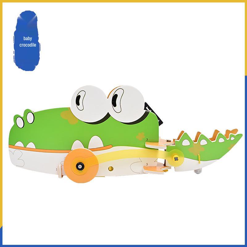 KT Board Little Crocodile Bionic Craft Kit: Children s Educational Science Experiment