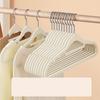10Pcs/Set Hangers Clothes Non-Slip Velvet Hangers Space Saving 360 Degree Swivel Hook Flocked Clothes Drying Rack Organization