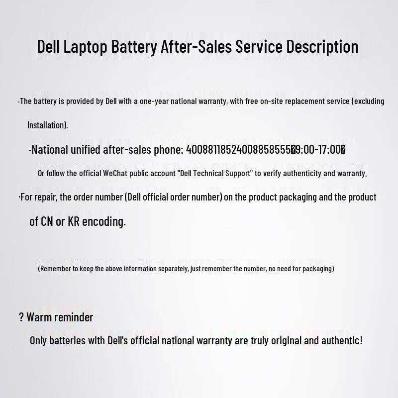 Dell Inspiron 14/15 7000 Series Laptop Battery