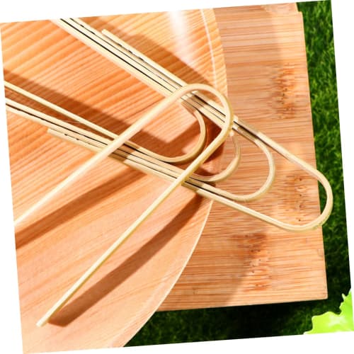 OUNONA 16pcs Bamboo Food Clips, Bamboo Tongs, Small Bamboo Cooking Tongs, Kitchen Supplies, Bamboo Serving Tongs, Bamboo Salad Tongs, Bamboo Kitchen T