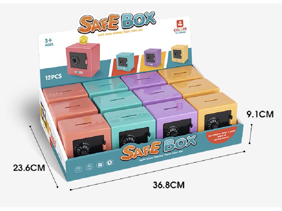 Creative Children's Password Coin Bank: Money-Saving Jar and Ornament Toy