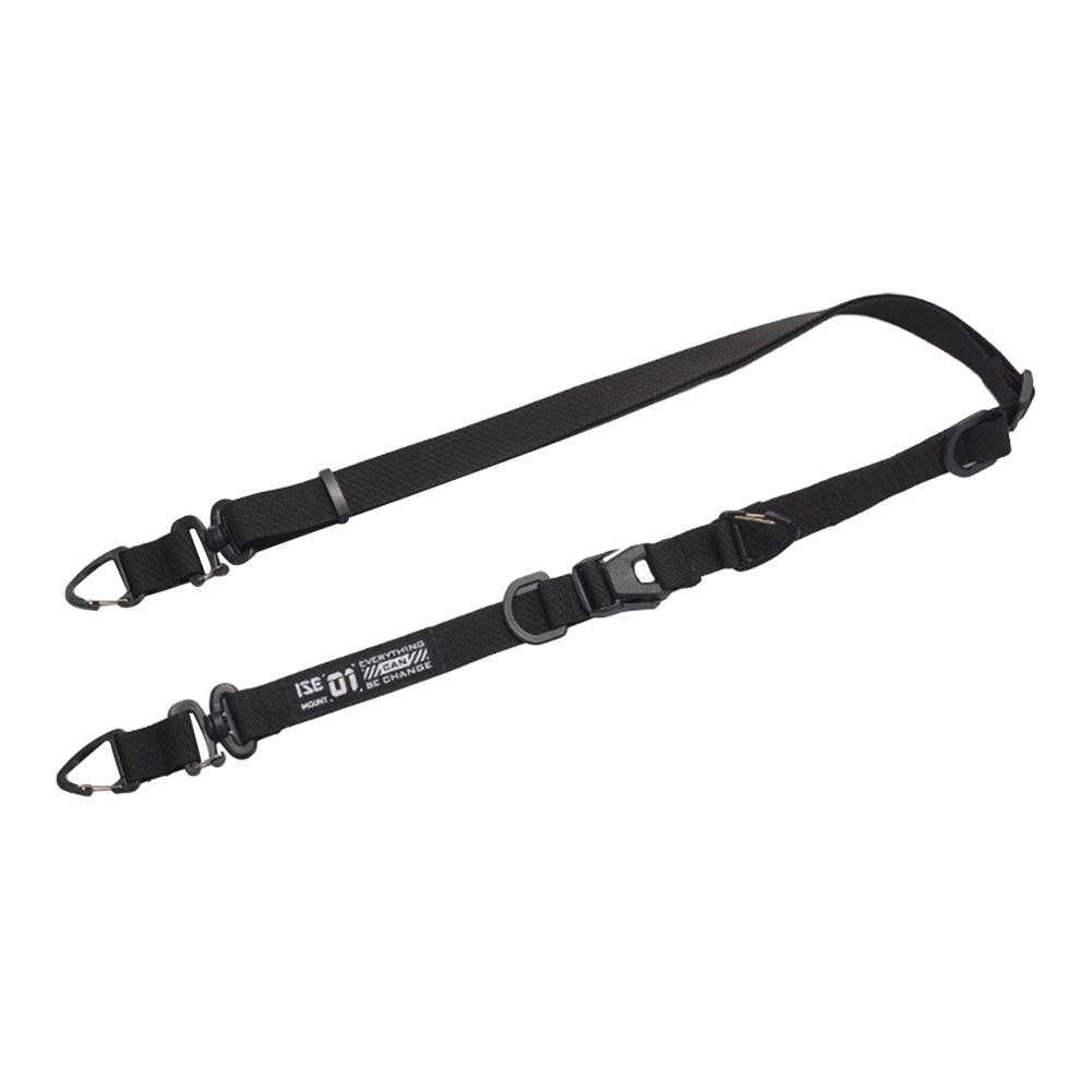 

Тактический плечевой ремень Быстросъемный Регулируемый ремень для сумки через плечо с подвесным кольцом Аксессуар для активного отдыха Кемпинг Molle Расширяемый чёрный