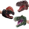 Realistic Dinosaur Head Model Arm Size Head Puppets Crocodile Head Gloves Soft Rubber Hand Puppet