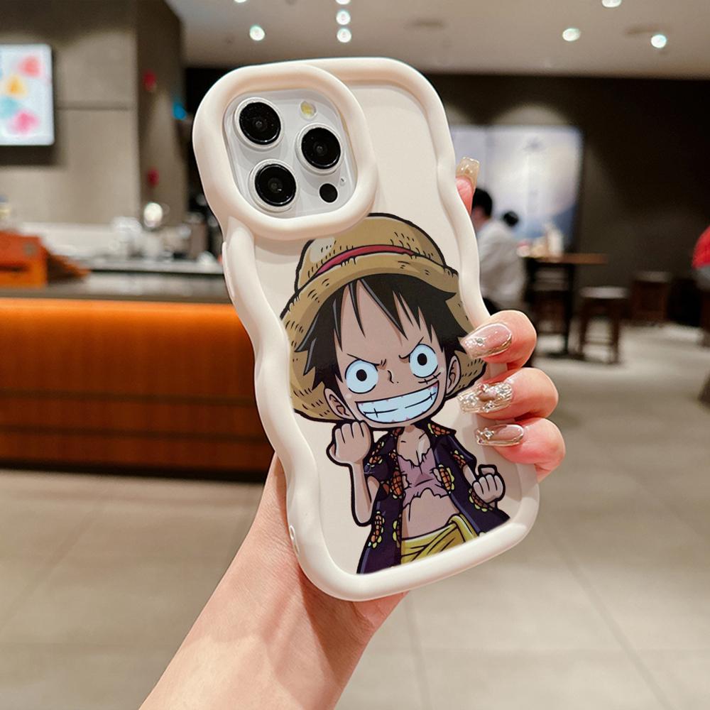 LZ28 One Piece Luffy Gear 5 Silicone Phone Cases for Samsung A15 A16 S23 FE S24 Ultra A34 A54 A14 A55 Motorola G32 E14 OnePlus Soft Cover
