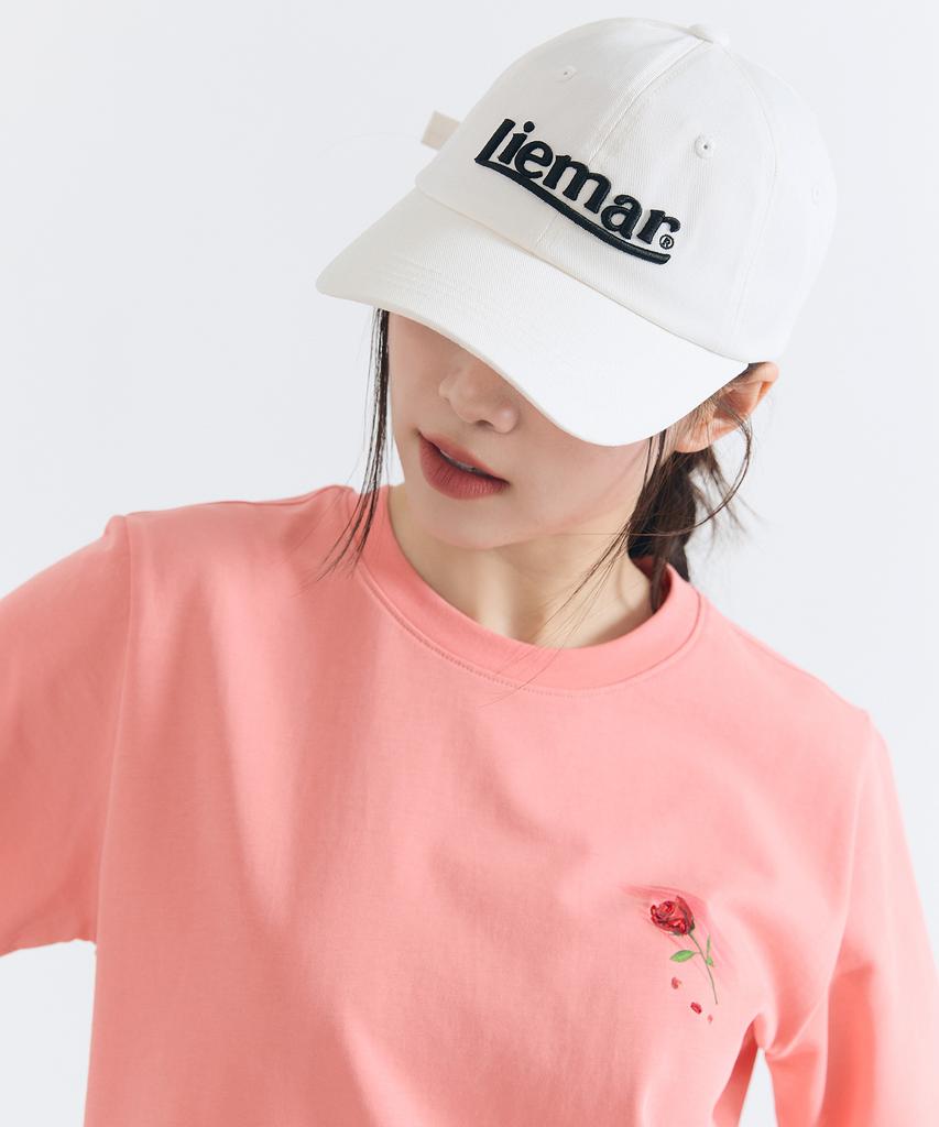LIEMAR Embroidered Ball Cap Ivory