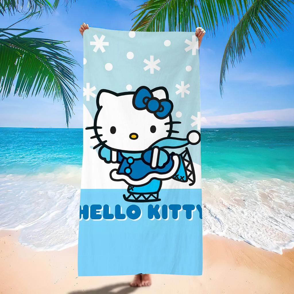 Cute Cartoon Printed Microfiber Beach Towel Quick Dry Soft Absorbent Bath Towel For Seaside