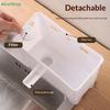 Drainable Kitchen Trash Storage Box - Multi-Use Food Waste Container for Sink, Wall-Mounted or Fish Tank Filter