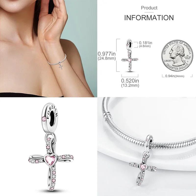 925 Silber Glühwürmchen Libelle Eule Anhänger Kleeblatt Herz Zirkon Farbperle für Original Armband Anhänger Schmuck