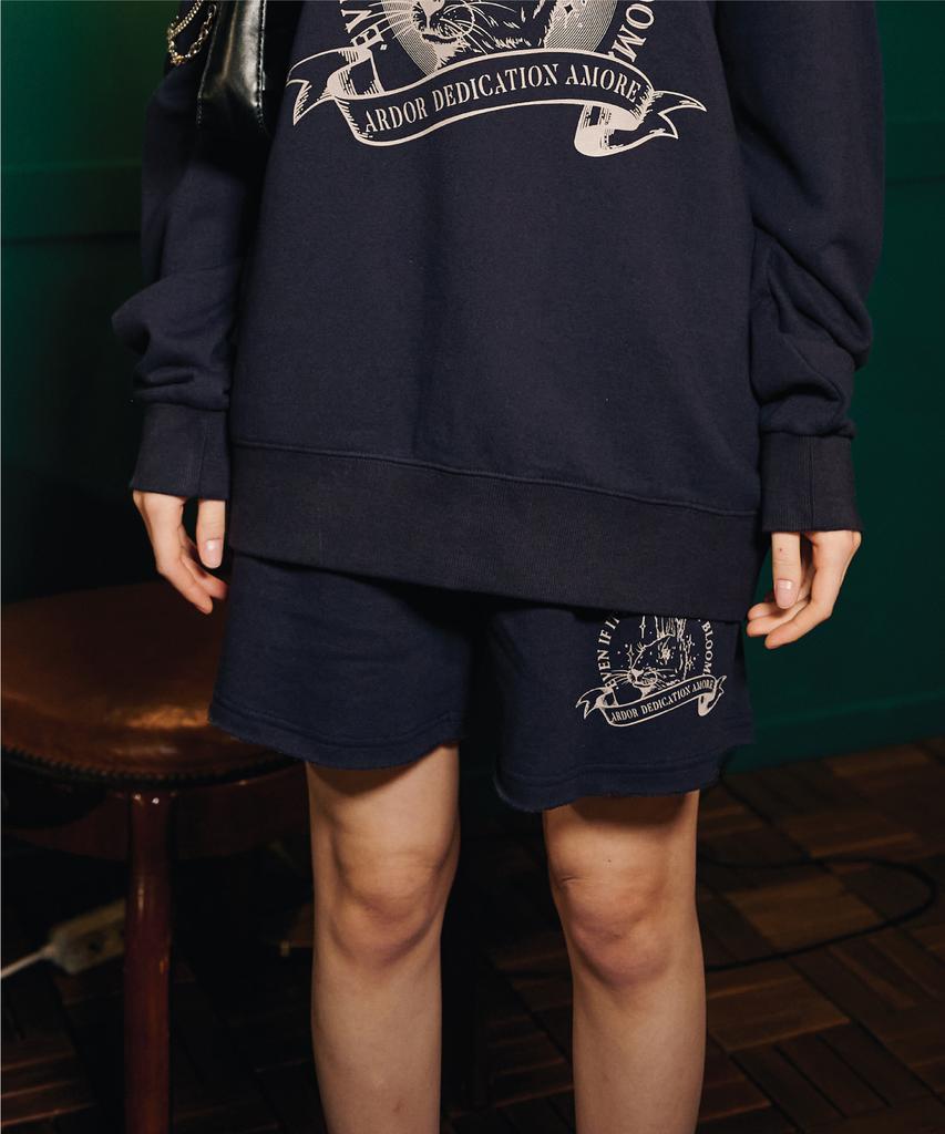 IFYOUWANT Rabbit Hole Short Pants Navy