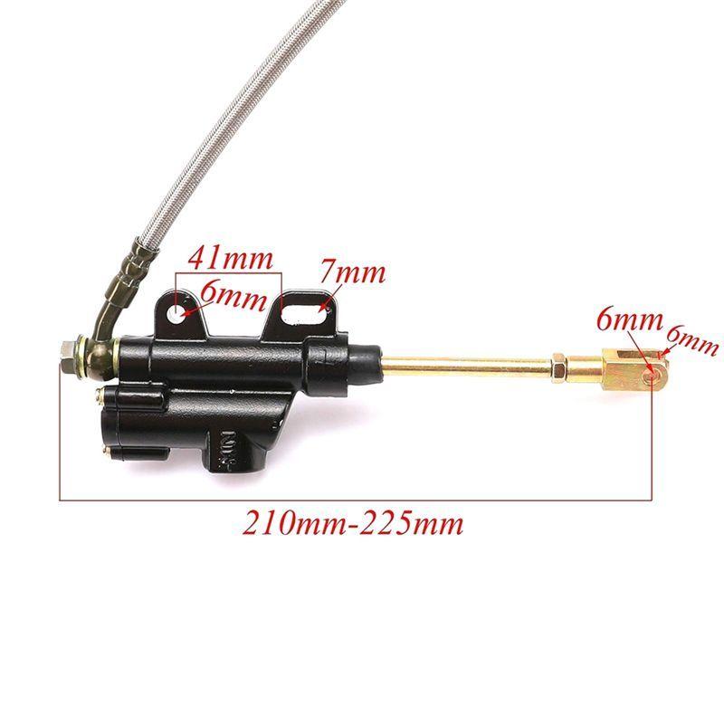 NEW-15Mm Motorcycle Rear Disc Brake Assembly Caliper Cylinder For 125Cc 140Cc Scooter Dirt Pit Bike ATV Gokart Replacement