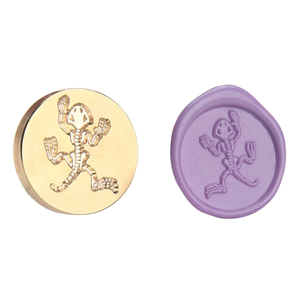 Cretaceous Fossil Sealing Stamps Head Dinosaur Fossil Wax Sealing Stamp For Scrapbooking Invitation Envelope Decoration