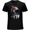 YIJUJIA Robert Pattinson Twilight Movie Black Color Shirt Tee T-Shirt White Black