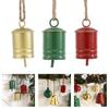 Iron Christmas Bell Holiday Decorations For Fireplaces Mantels Doorway Festival Tree Accent Party Supplies