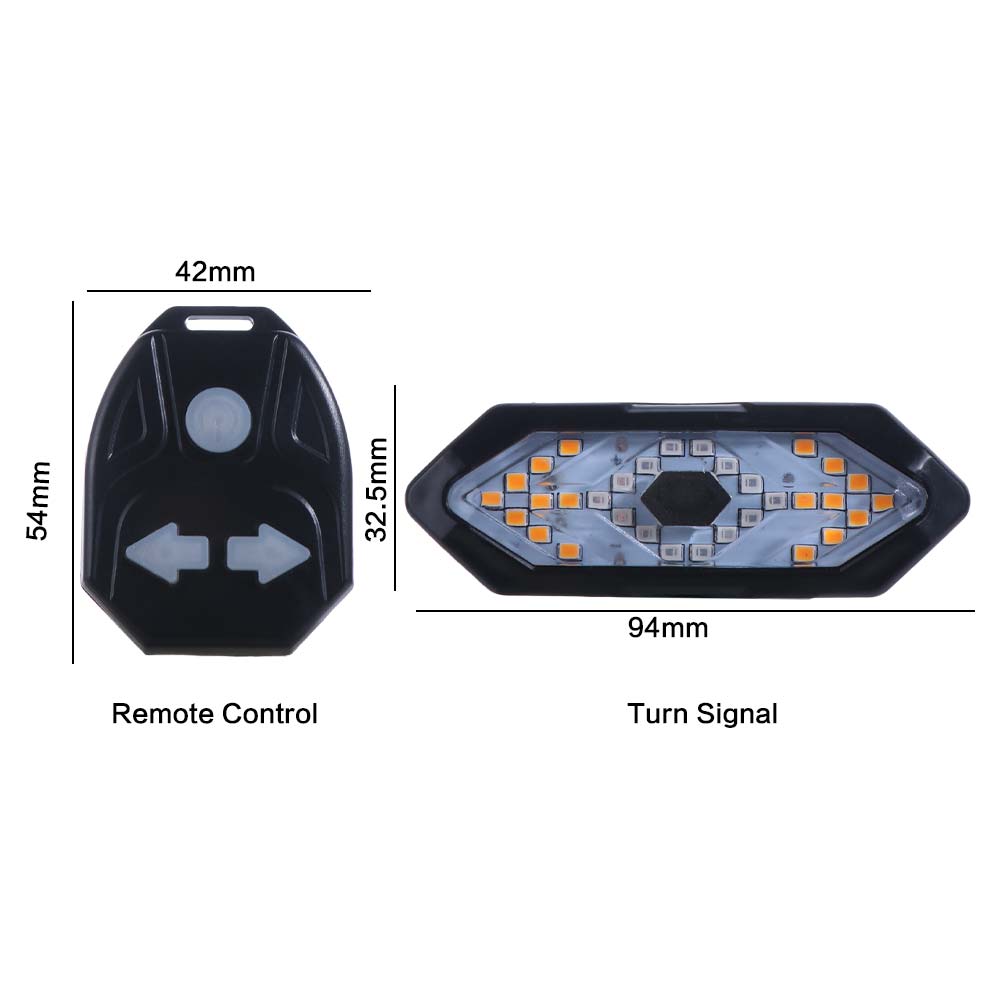 Turn Signal Function Bike Tail Lights Electric Scooter Rear Light Personal Transportation
