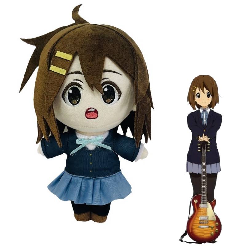 Soft Kon Anime Voice Girl Hirasawa Yui Plush Doll Cos Fan Doll Gift