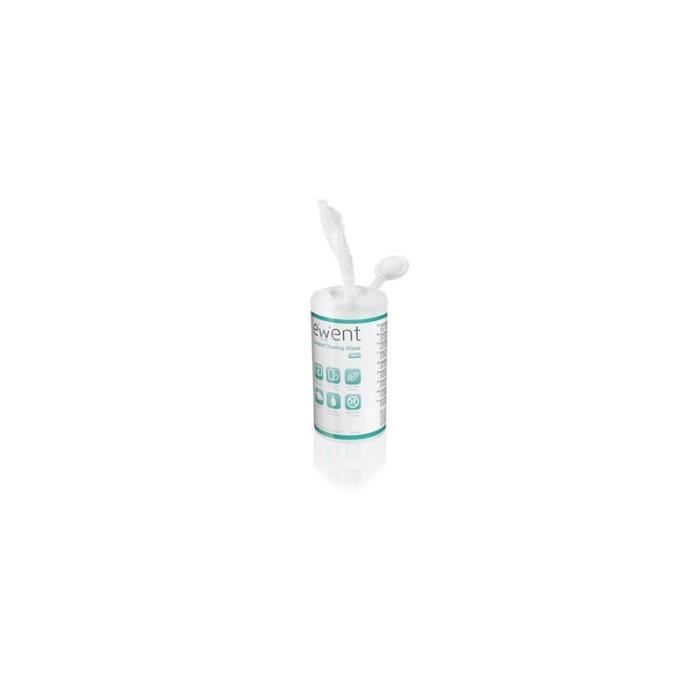 Nettoyant pour écran d'ordinateur - PEREL - Lingettes de nettoyage - Sans alcool - Anti-bactérien