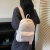 Cute Cartoon Cat Embossed Backpack Women 2026 Fashionable New Style Large-capacity Student Book Light Luxury Niche