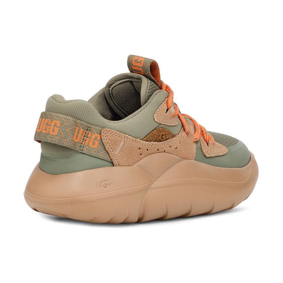 UGG Cow Split Leather Comfortable Lightweight Low-Top Casual Shoes Women Sneakers Green 1152734-SDC