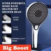 Handheld Shower Head 3 Modes Bathroom Showerhead High Pressure Water Saving Spray Nozzle Massage Rainfall Shower Head
