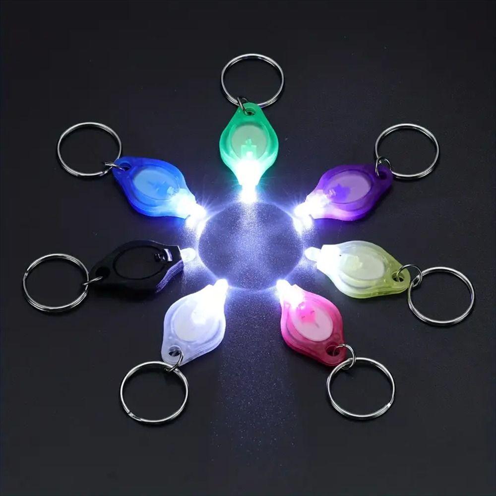 Taschenlampen Schlüsselanhänger Licht Notfall Mini Schlüsselanhänger Licht LED Taschenlampe Fackel Camping Wandern