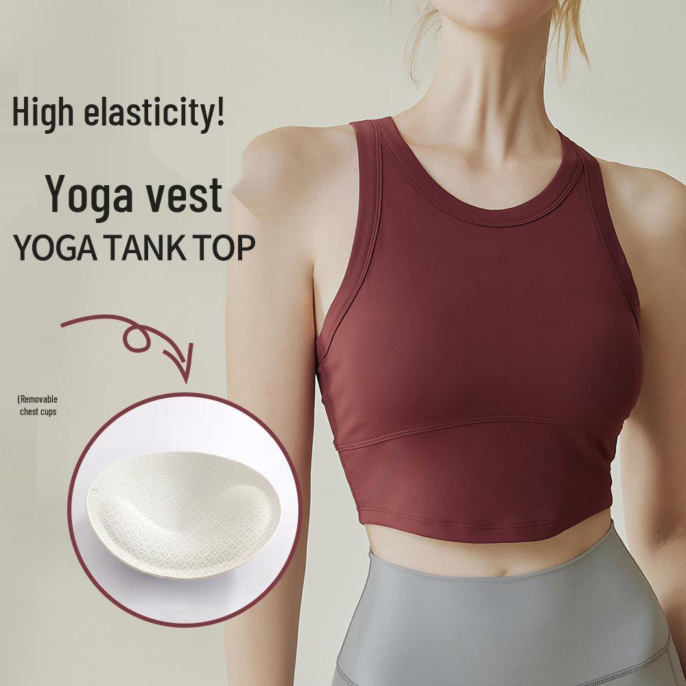 

Lulu Women s Summer Racerback Crop Top - Yoga & Running Fitness Wear Small