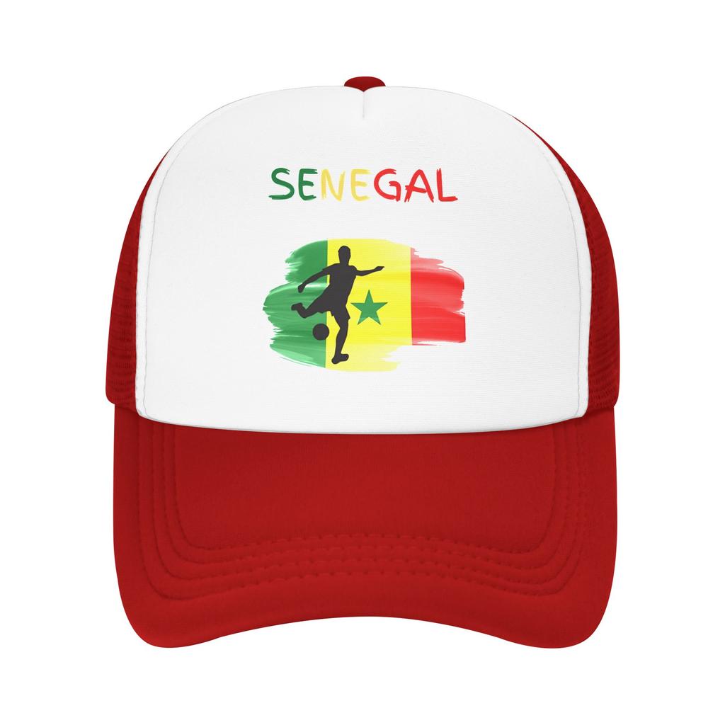 Senegal National Soccer Team Sun Hats Casual Couple Women Mesh Trucker Hat High Quality Snapback Cap Birthday Present