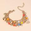 Bohemian Multicolor Glass Beaded Bracelet for Women