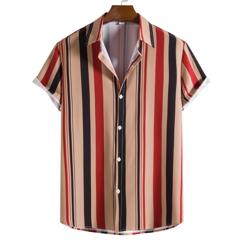 Men's Cable Knit Collar Shirt