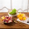 Rundes Kunststoff-Snack- & Dessertteller-Set
