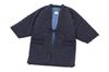 Edoten Cotton Hanten In Kurume Weave Navy Blue (Chanchanko) (Made Japan) (Large)