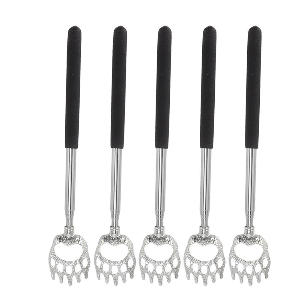 5Pcs Back Scratcher Telescopic Back Scratchers Stainless Steel for Head Body Arm