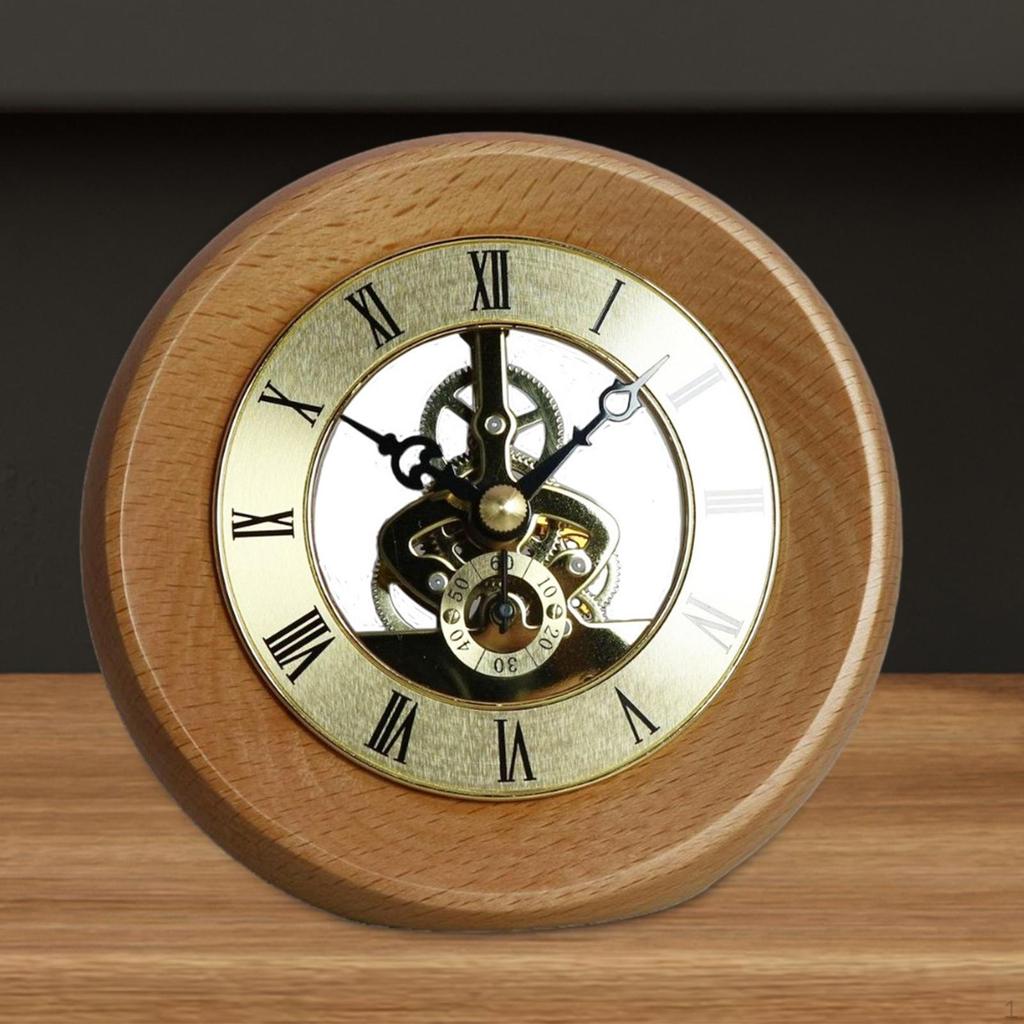 Gear Clock Living Room Dining Bedroom for Desk
