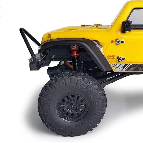 RCLIONS Aluminum Alloy Front Bumper for Axial SCX24 AXI90081 Deadbolt 1/24th RC Crawler Truck Car