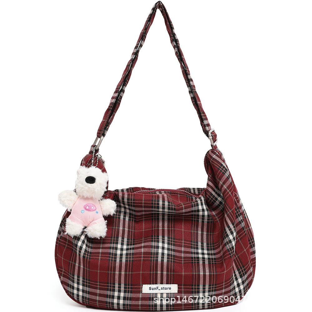 

Crossbody Bag, Large Capacity Bag, School-style Tote Bag, Crossbody Bag красный