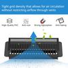 Black Magnetic Vent Screen Covers 25.3x10cm Mesh Guard Floor Register Filter Air Circulation Debris Blocker Wall Ceiling 3pcs