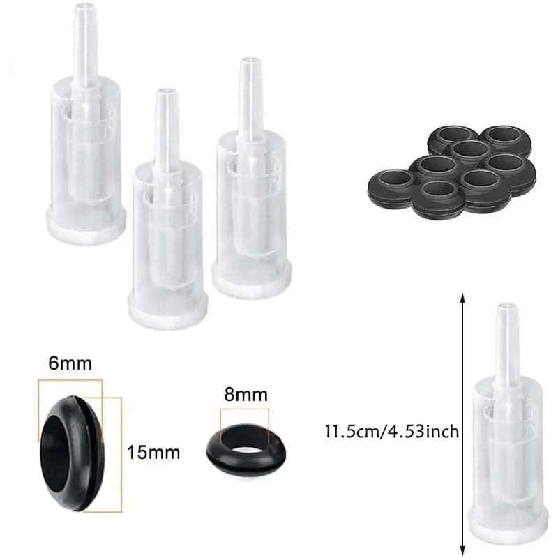 Set Airlock din Plastic pentru Homebrew cu Garnituri din Silicon pentru Conservarea Fermentării în Vin, Fermentarea Varzei Murate, Kimchi