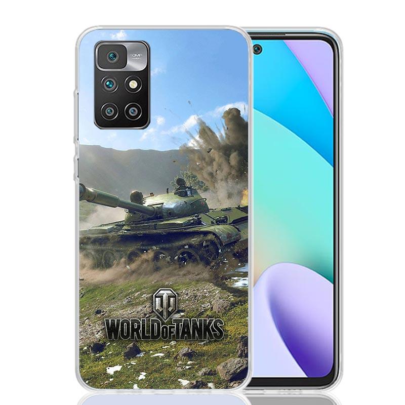 

World of Tanks Phone Case For Xiaomi Redmi 12C 12 10C 10A 10 9C 9A 9T 9 8A 8 7A 7 6A 6 Pro K70 K60 K40 K20 S2 Print Cover Redmi 8