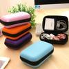 1 Pcs Earphone Wire Box Rectangle Data Line Cables Storage Box Case Container Organizer Coin Purse Box