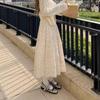 Women's Floral Print Lace Tiered Maxi Skirt