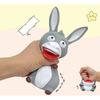 New Stress-relief Big Mouth Donkey Squishy Toy Creative Gift Tpr Material Grey