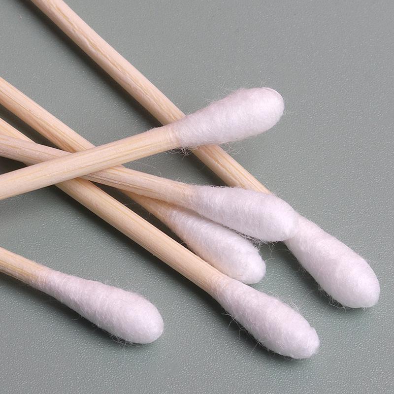 Double-Headed Cotton Swabs for Ear Cleaning, Makeup Removal, and Beauty Care