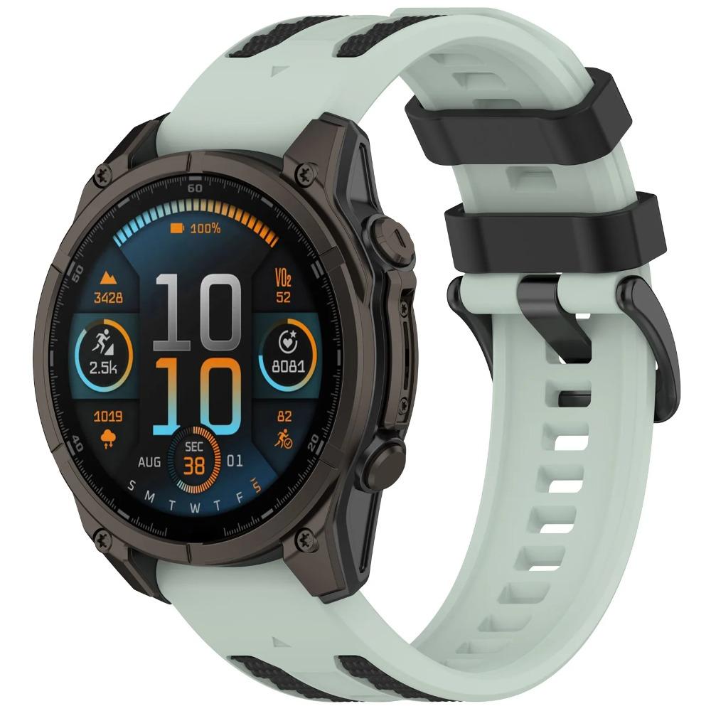 Cinturino in Silicone Quick Fit 22mm 26mm per Garmin Tactix 8 Quatix 8 Fenix 8 51/47mm Braccialetto Garmin Forerunner 970 Instinct 3 45mm