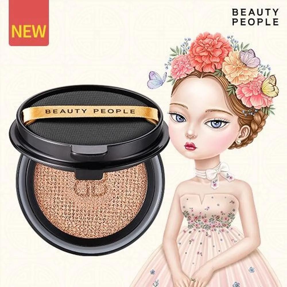 

BEAUTY PEOPLE Iron Wall Girl Soy Protein Ampoule Cushion Refill 1 Count (18g) No. 21