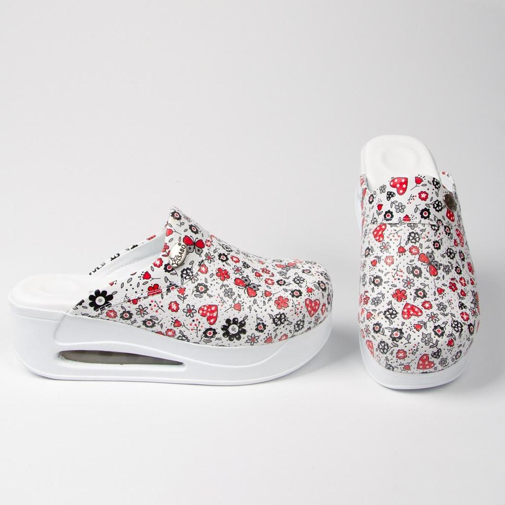 Ortopedické dámské zdravotní dřeváky - protiskluzové, pohodlné