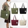 Nyl Solid Color Casual Tote Bags Casual Large Capacity Commuting 2026  Bags for Women Fashi Versatile Handbags