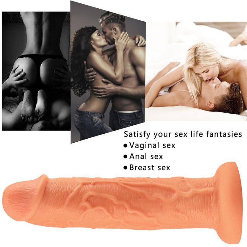6cm Dildo Female Masturbation Stick Liquid Silicone Lifelike Penis Soft and Sensual Big Penis Adult Products