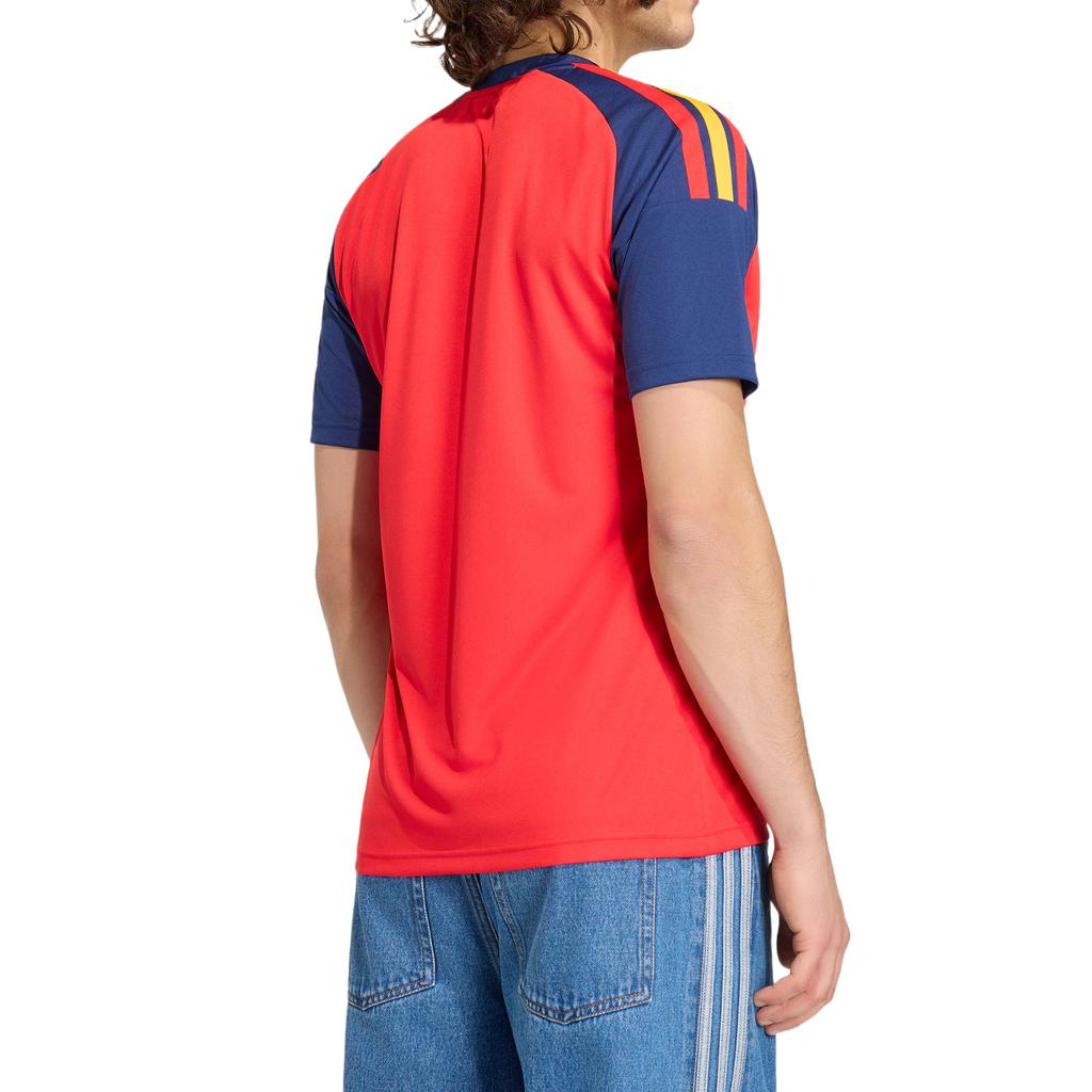 Adidas Spain 26 Home Fan Short Sleeve Football Jersey Men jerseys JZ5780